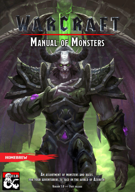 wow 5e bestiary cover